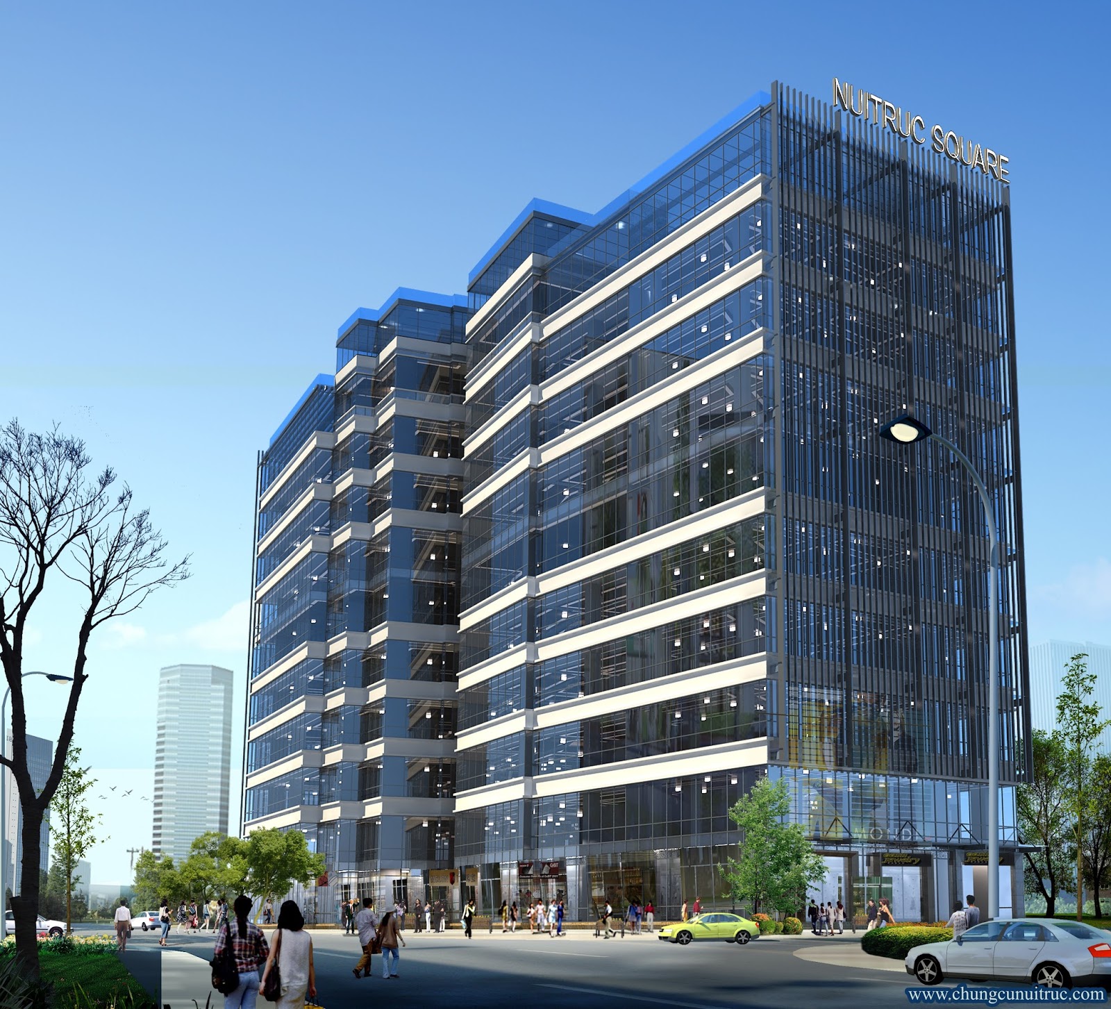 Phối cảnh dự án Núi Trúc Square Phối cảnh dự án Núi Trúc Square