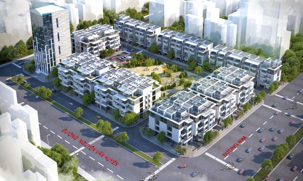 Phối cảnh dự án Liền kề H36 Lạc Long Quân Phối cảnh dự án Liền kề H36 Lạc Long Quân