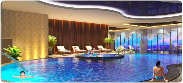 Bể bơi bốn mùa chung cư Housinco Grand Tower Bể bơi bốn mùa chung cư Housinco Grand Tower