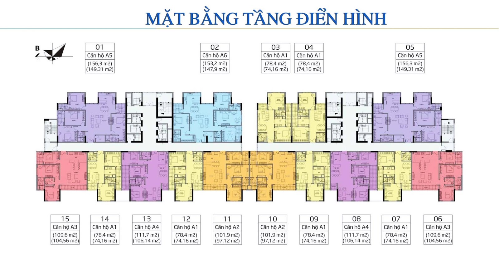 Mặt bằng tầng điển hình Amber Riverside Mặt bằng tầng điển hình Amber Riverside